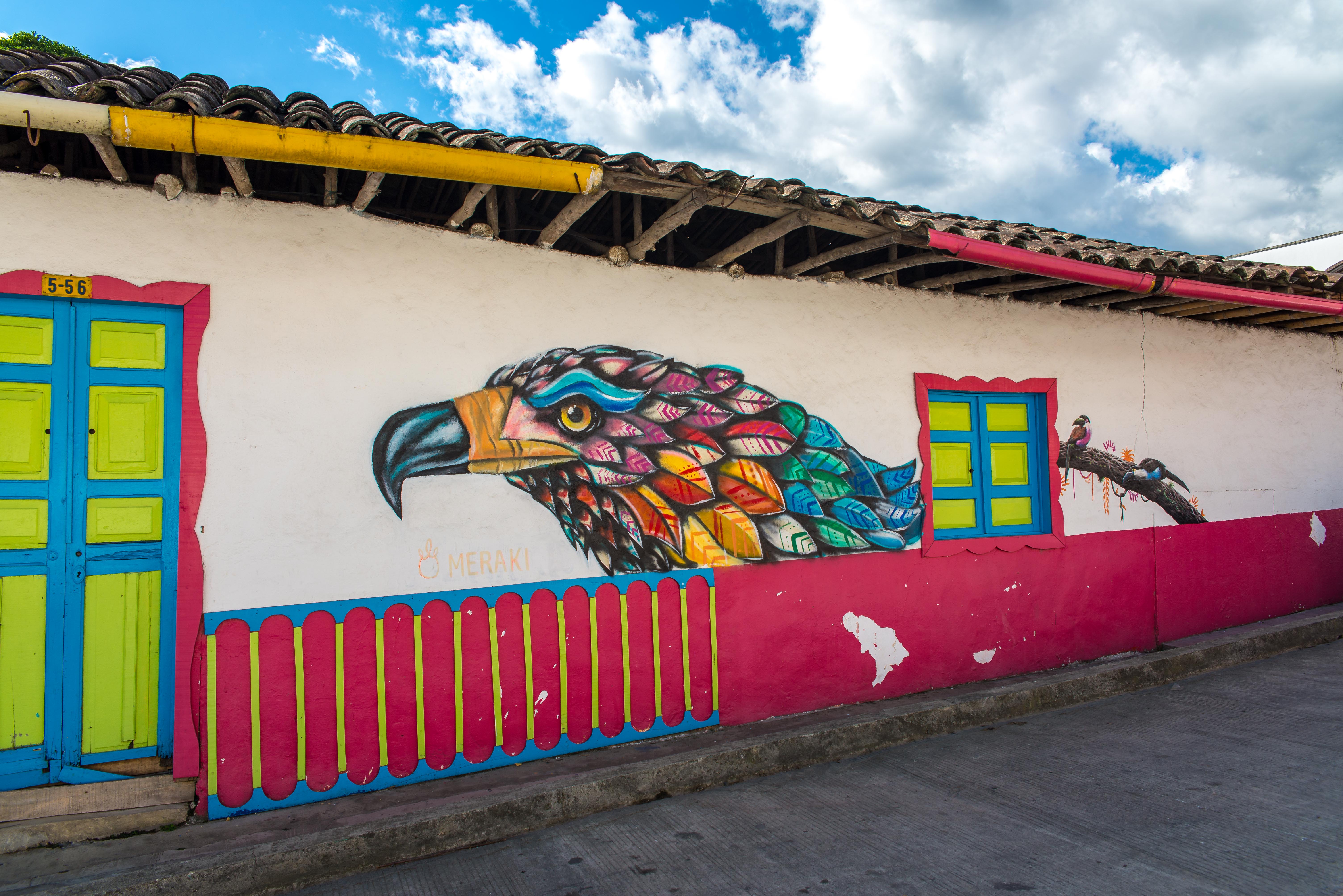 Street Art à Salento Village Colombie Quindío Blog Voyage