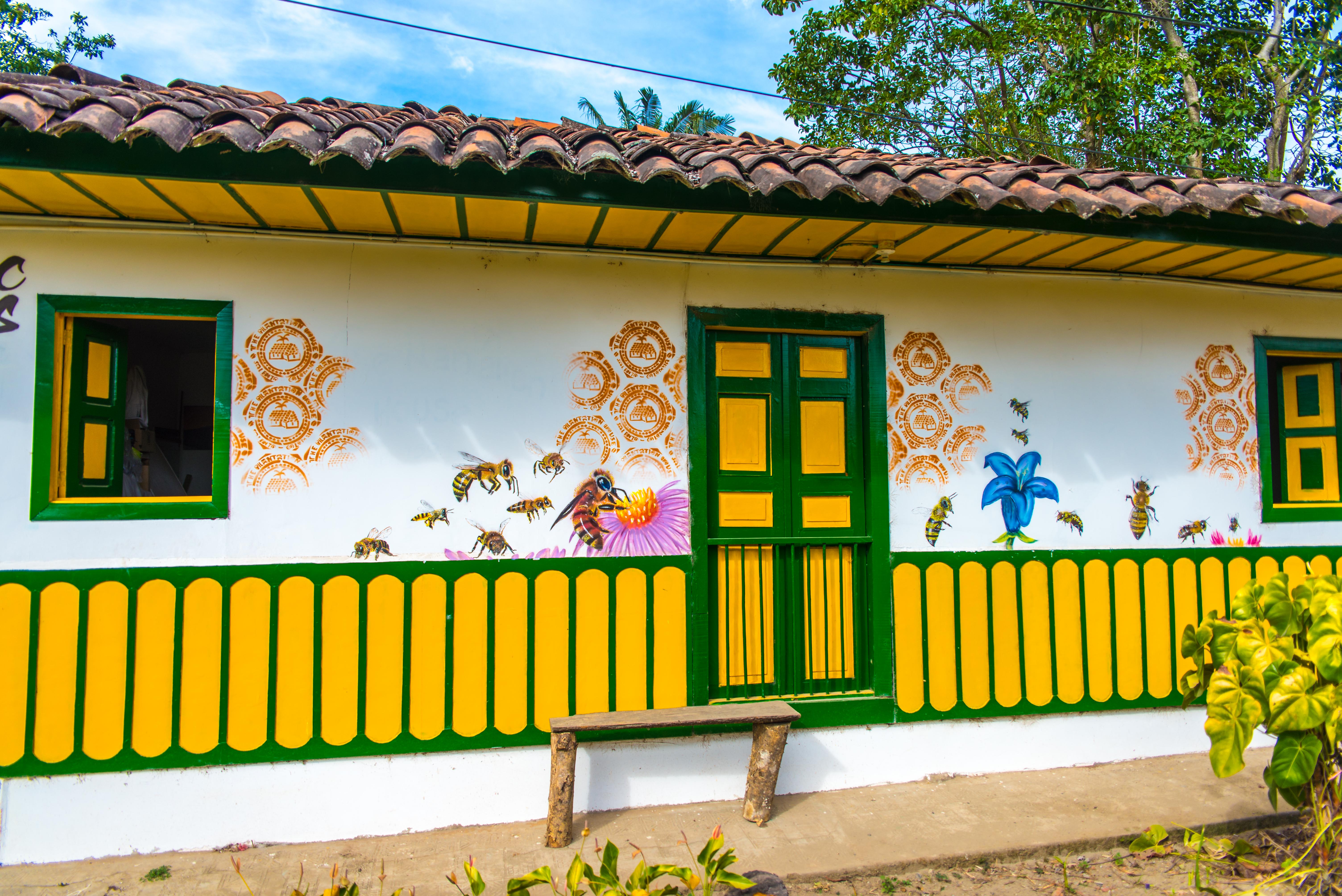 Street Art à Salento Village Colombie Quindío Blog Voyage