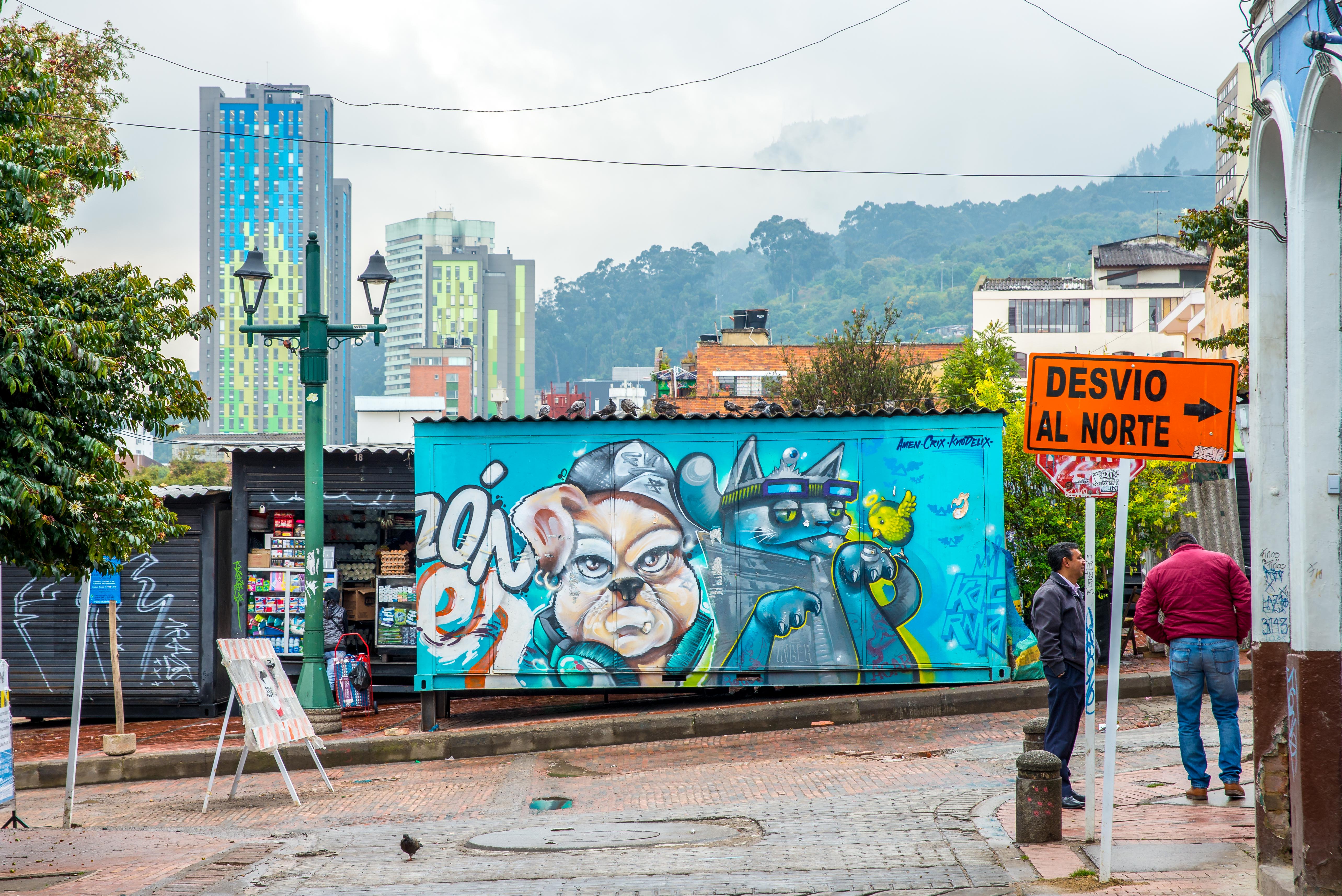 Street Art à Bogota Colombie Blog Voyage Icietlabas