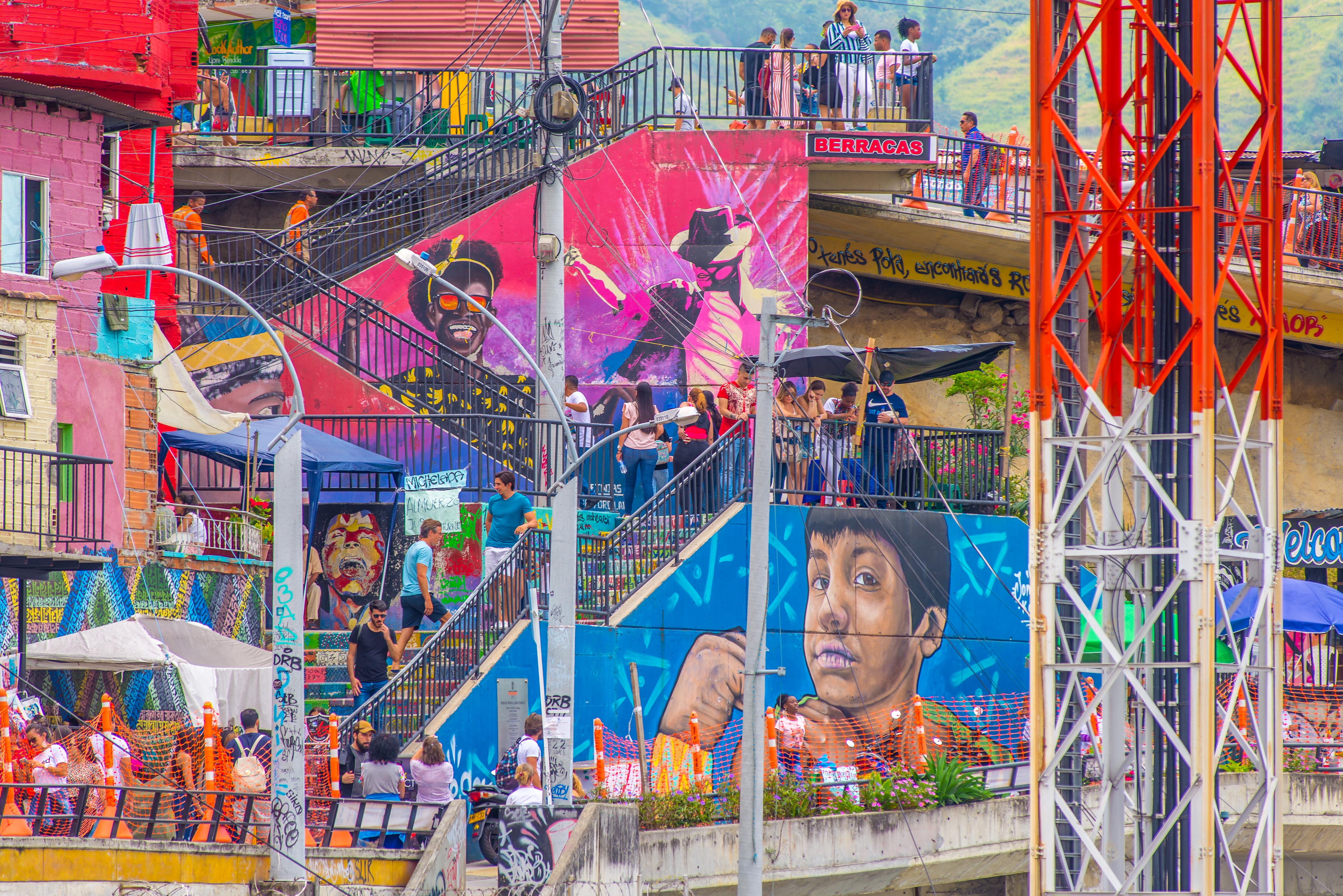 Comuna 13 Street Art Medellin Colombie Blog de Voyage Blog Voyage Trois semaines en Colombie