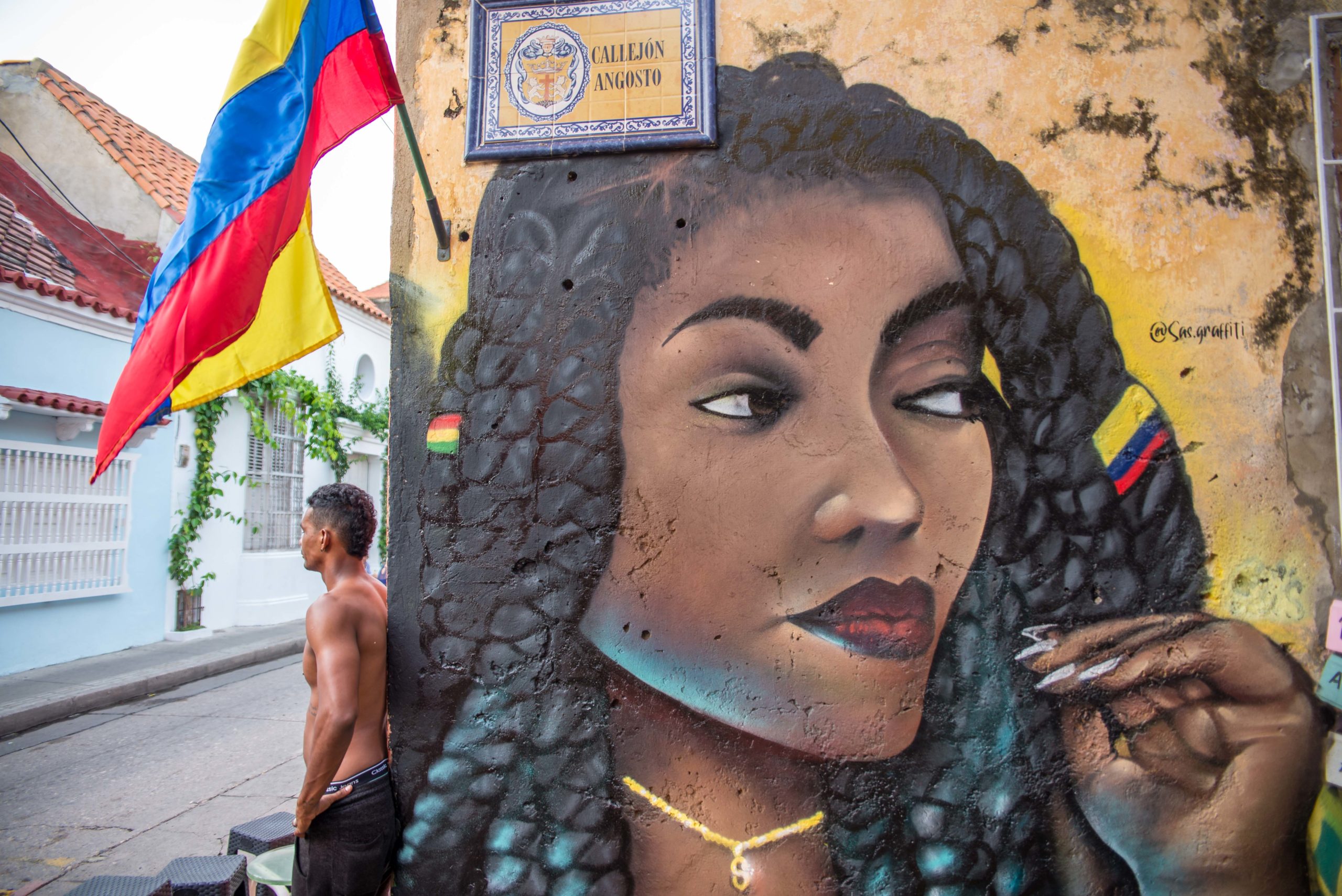 Street Art à Gestemani Carthagène des Indes Colombie Blog Voyage