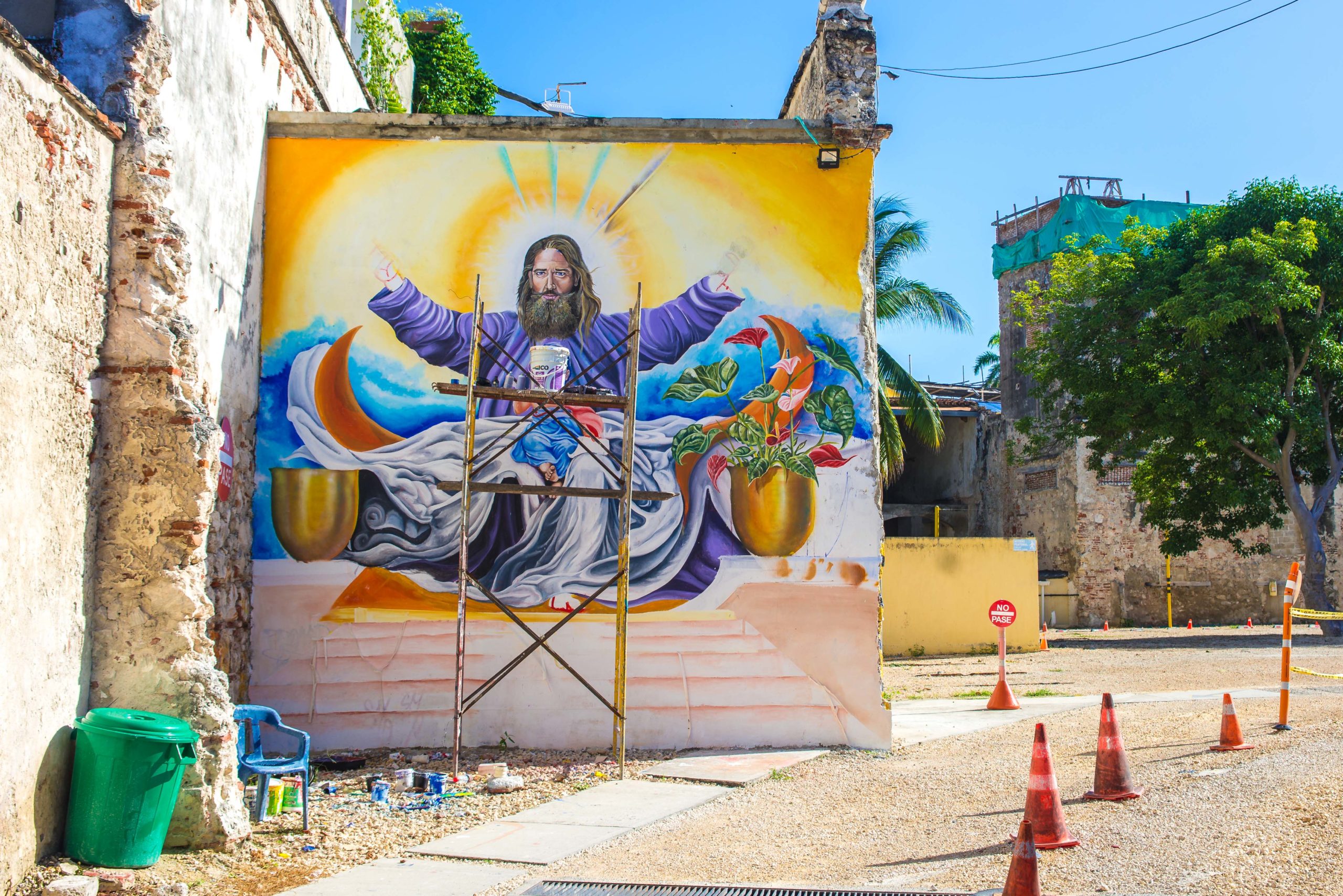 Street Art à Gestemani Carthagène des Indes Colombie Blog Voyage
