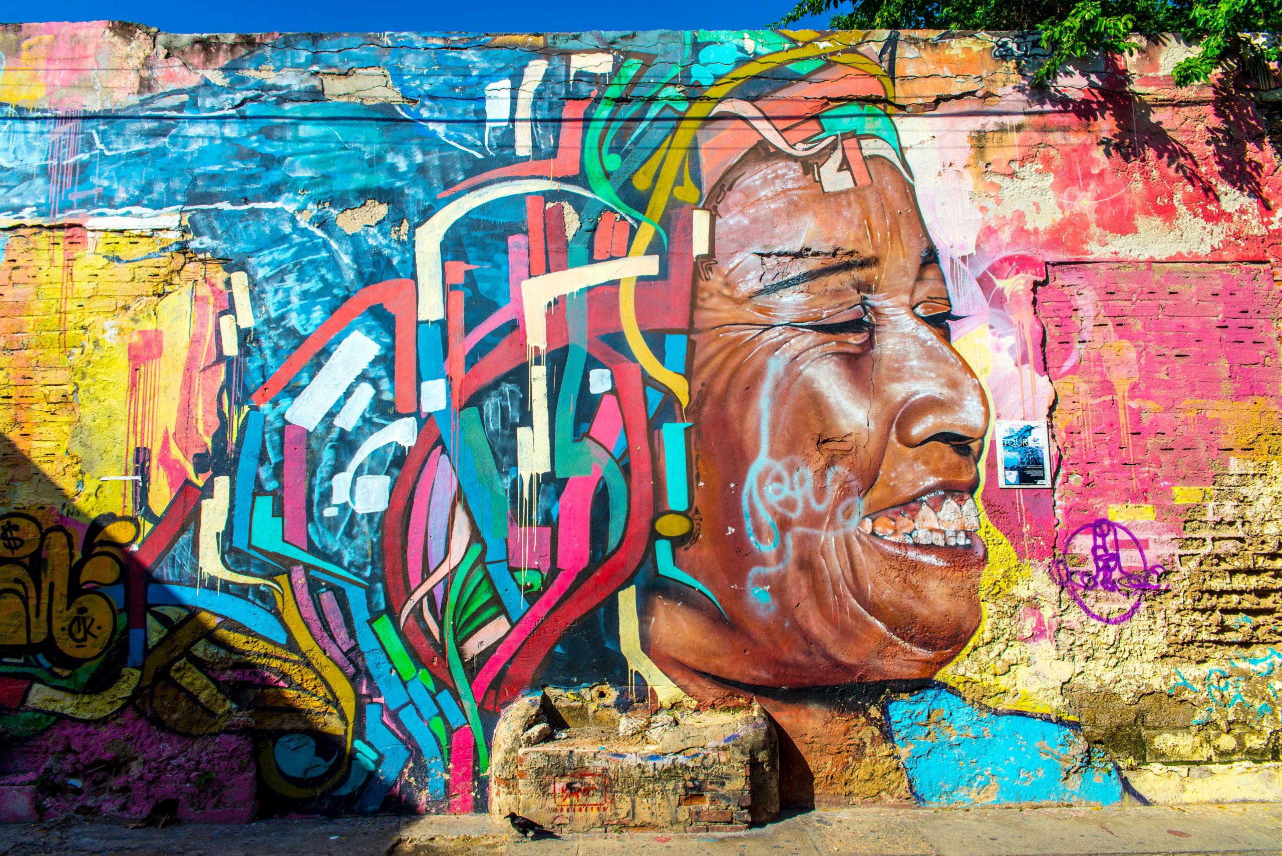 Street Art à Gestemani Carthagène des Indes Colombie Blog Voyage