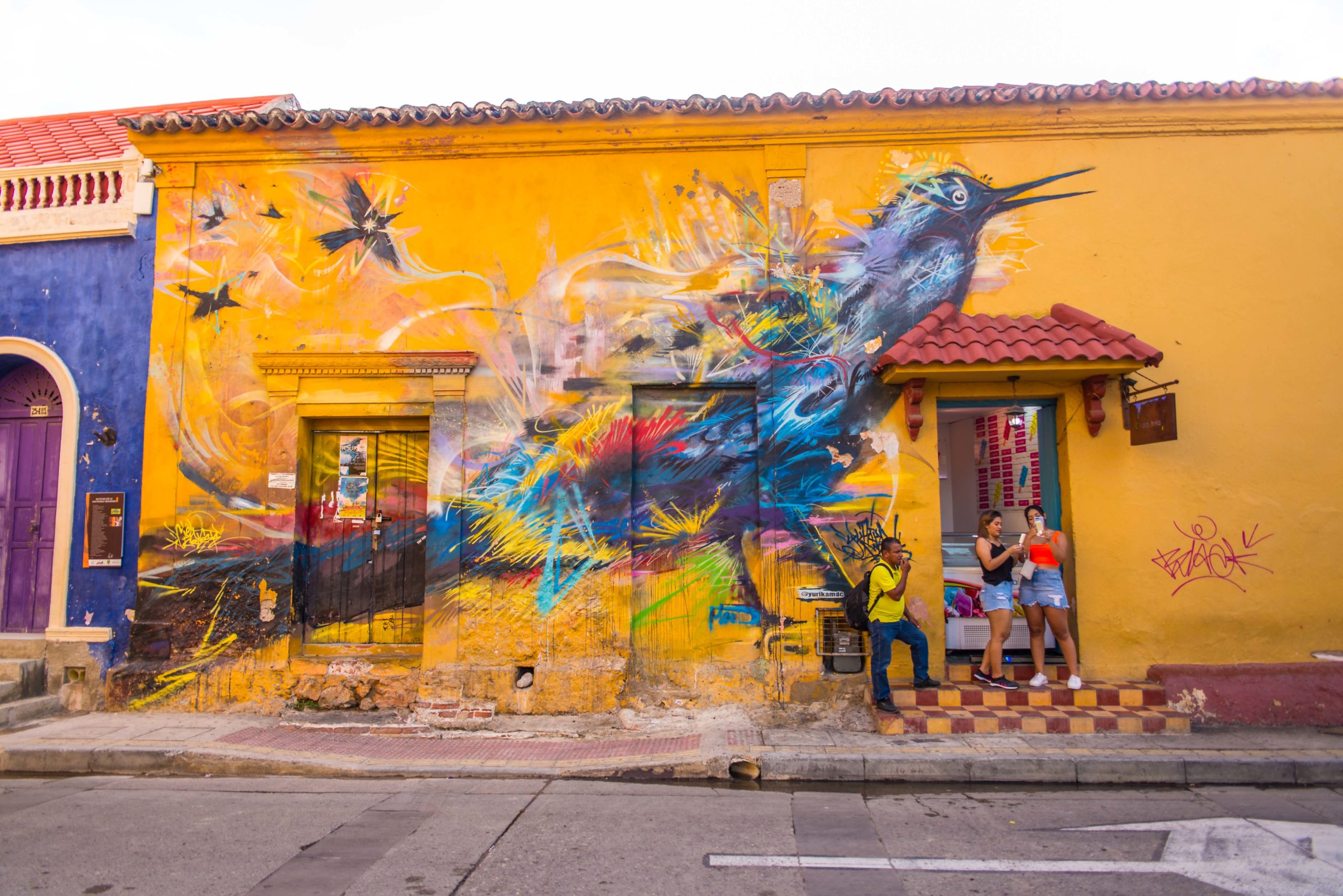 Street Art à Gestemani Carthagène des Indes Colombie Blog Voyage