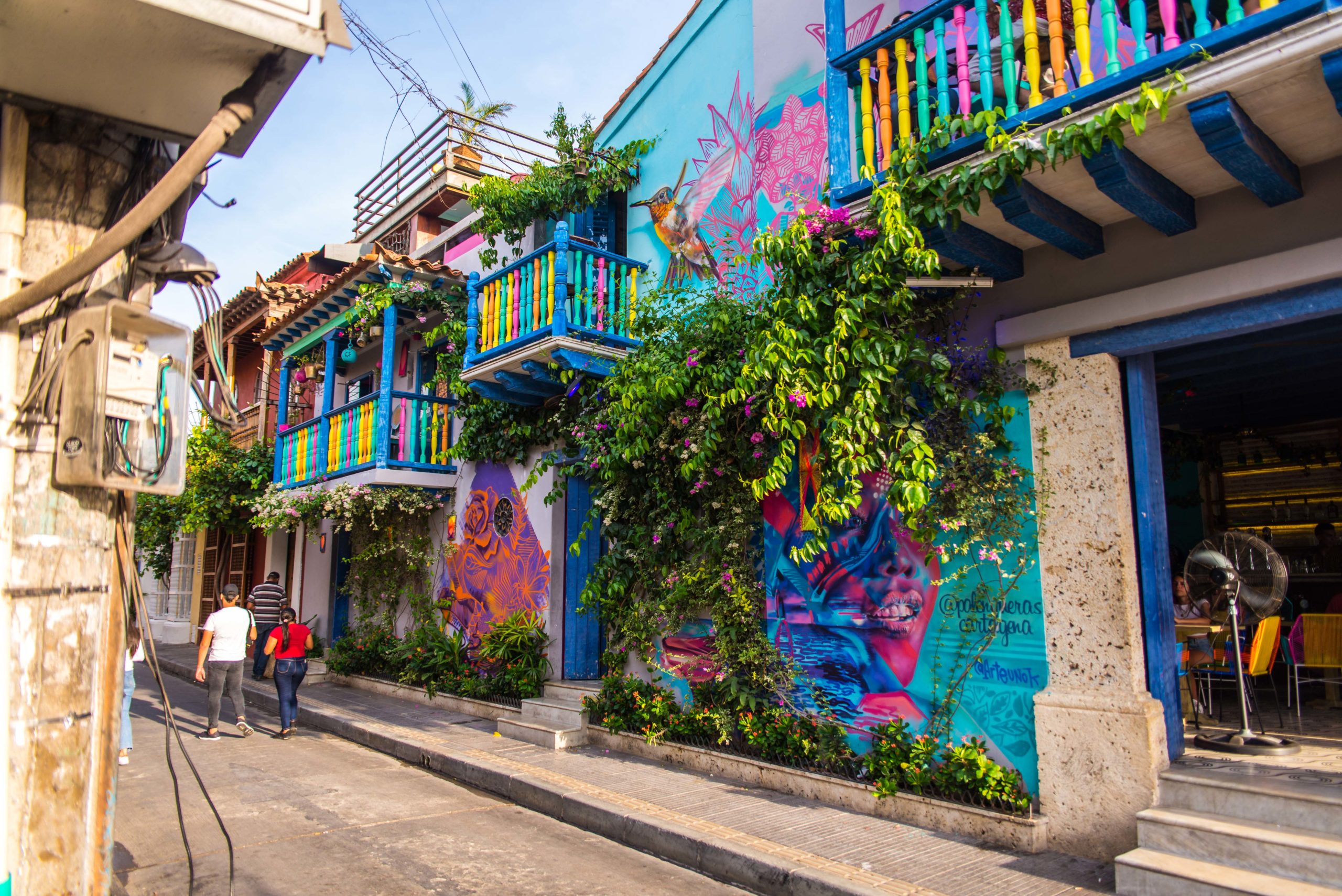 Street Art à Gestemani Carthagène des Indes Colombie Blog Voyage