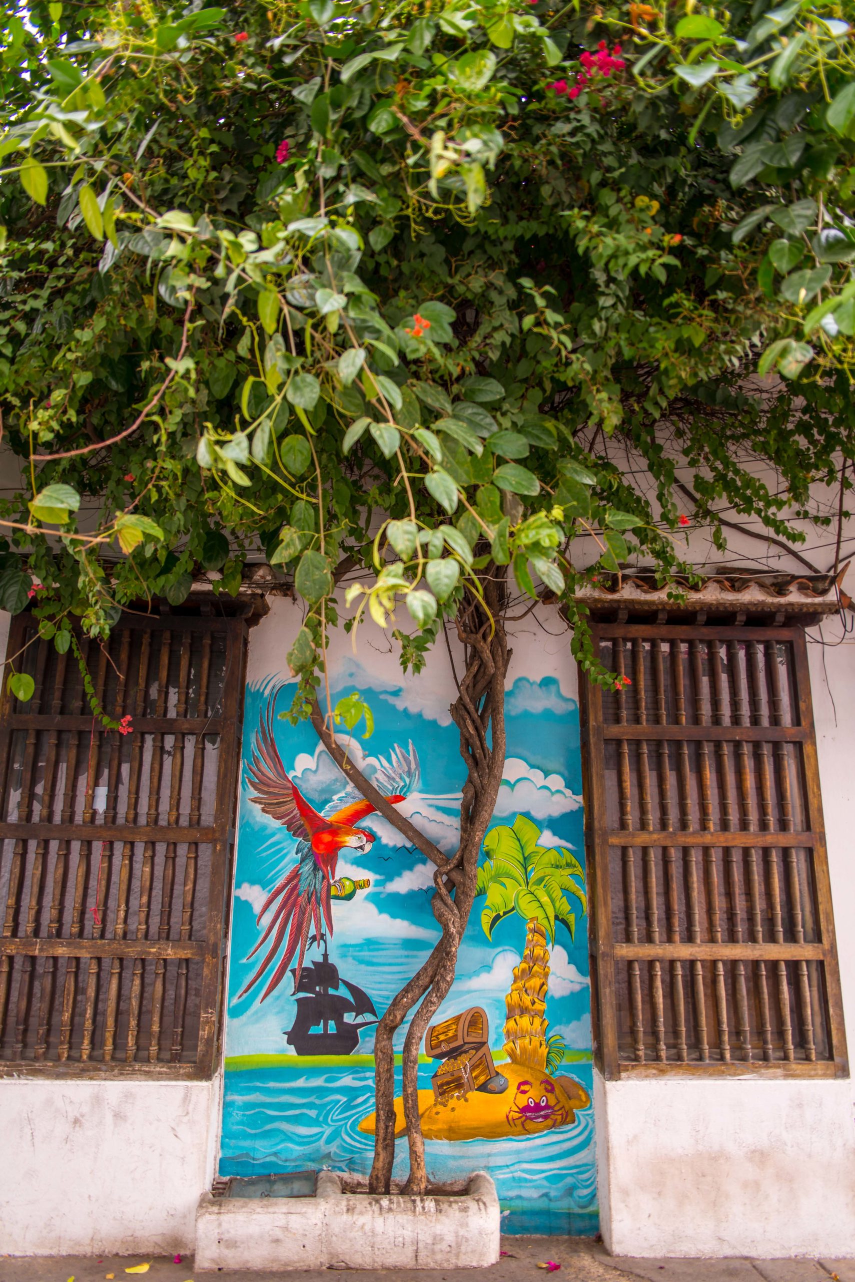 Street Art à Gestemani Carthagène des Indes Colombie Blog Voyage