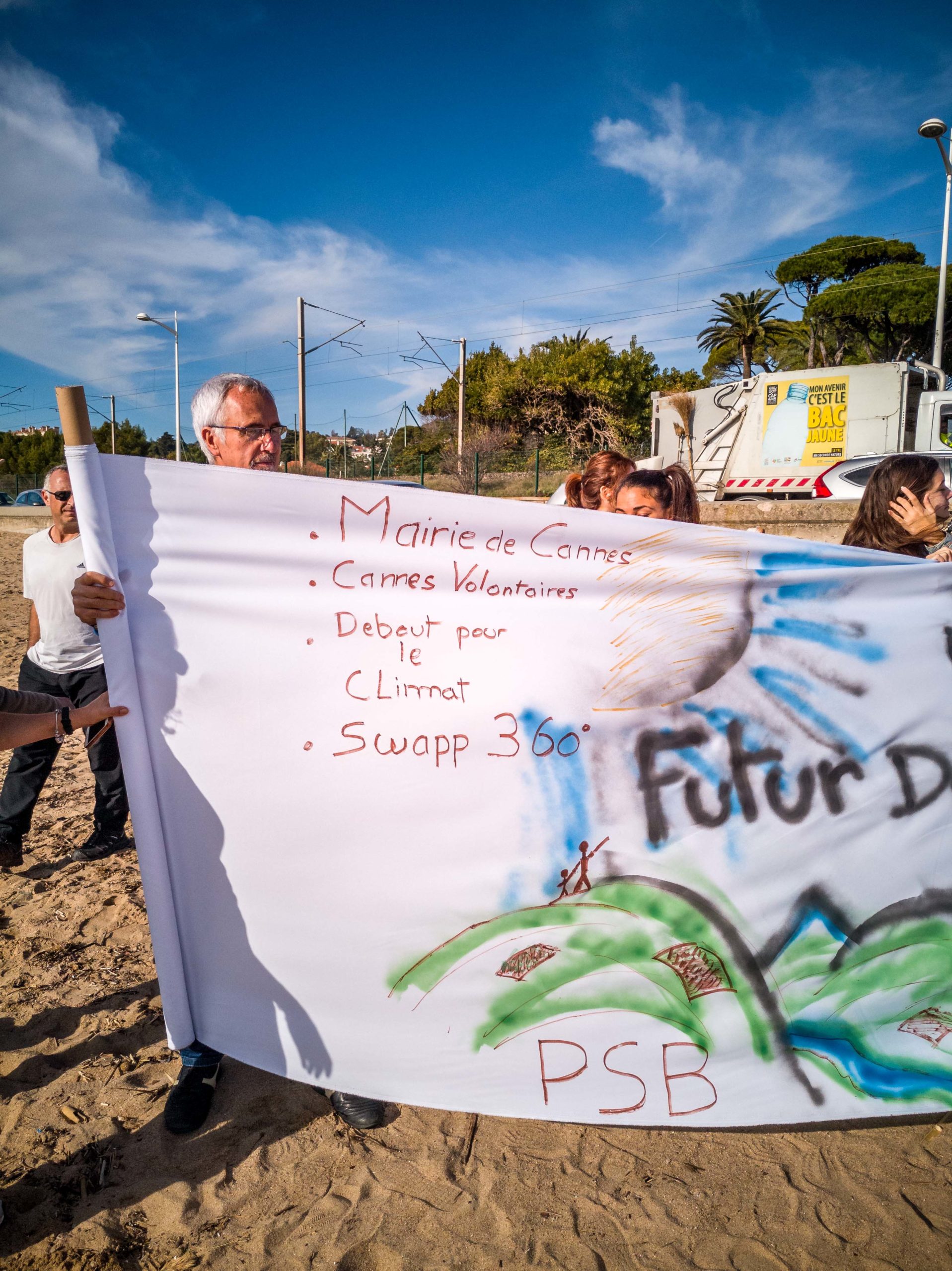 Opération plages propres Cannes Cannes la Bocca Blog Voyage Zéro Déchets