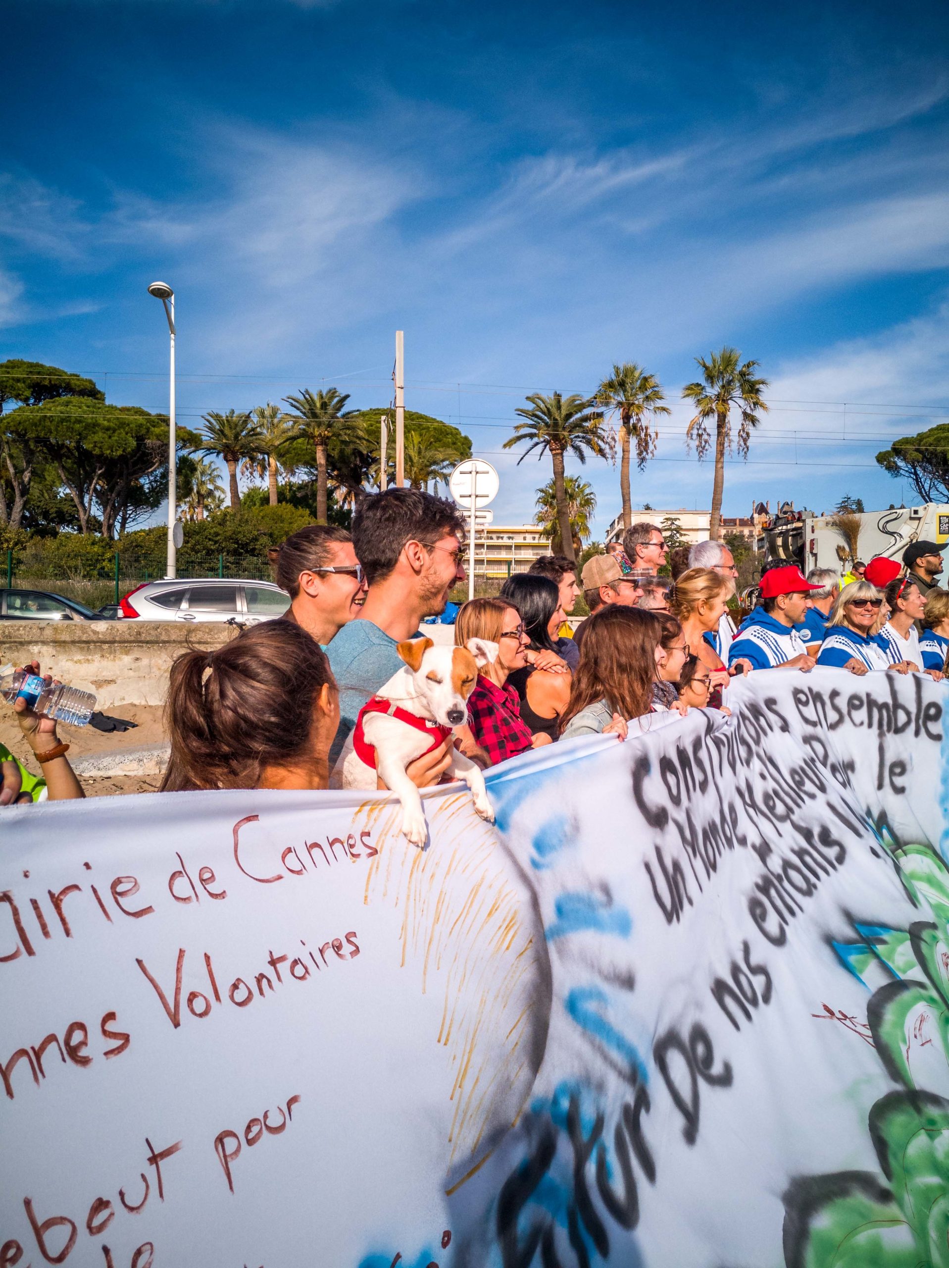 Opération plages propres Cannes Cannes la Bocca Blog Voyage Zéro Déchets