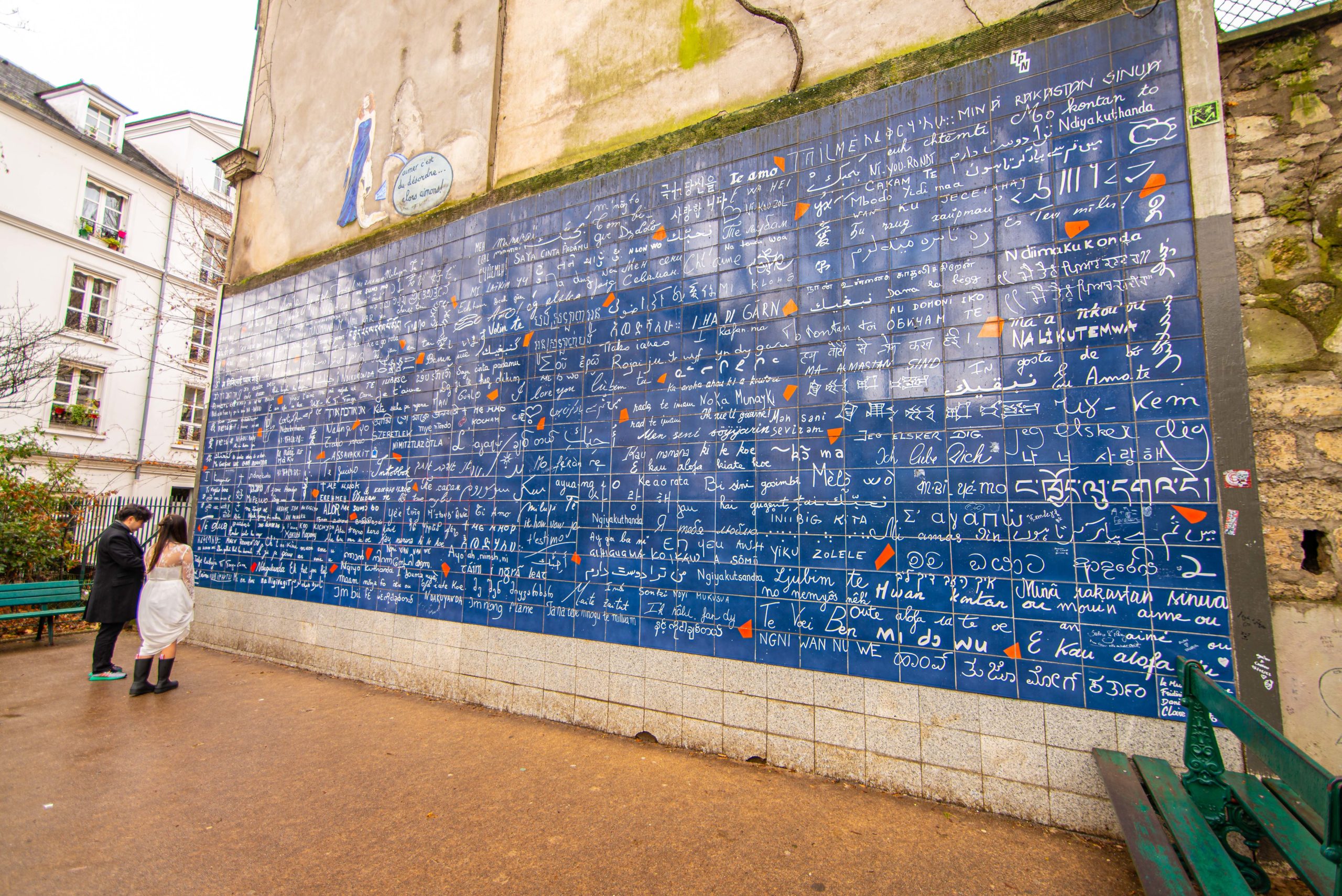 Mur des Je T'aime montmartre paris blog voyage