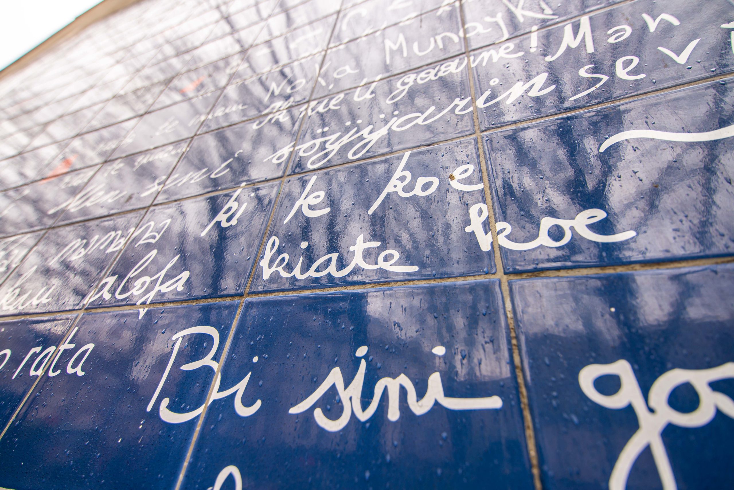 Mur des Je T'aime montmartre paris blog voyage