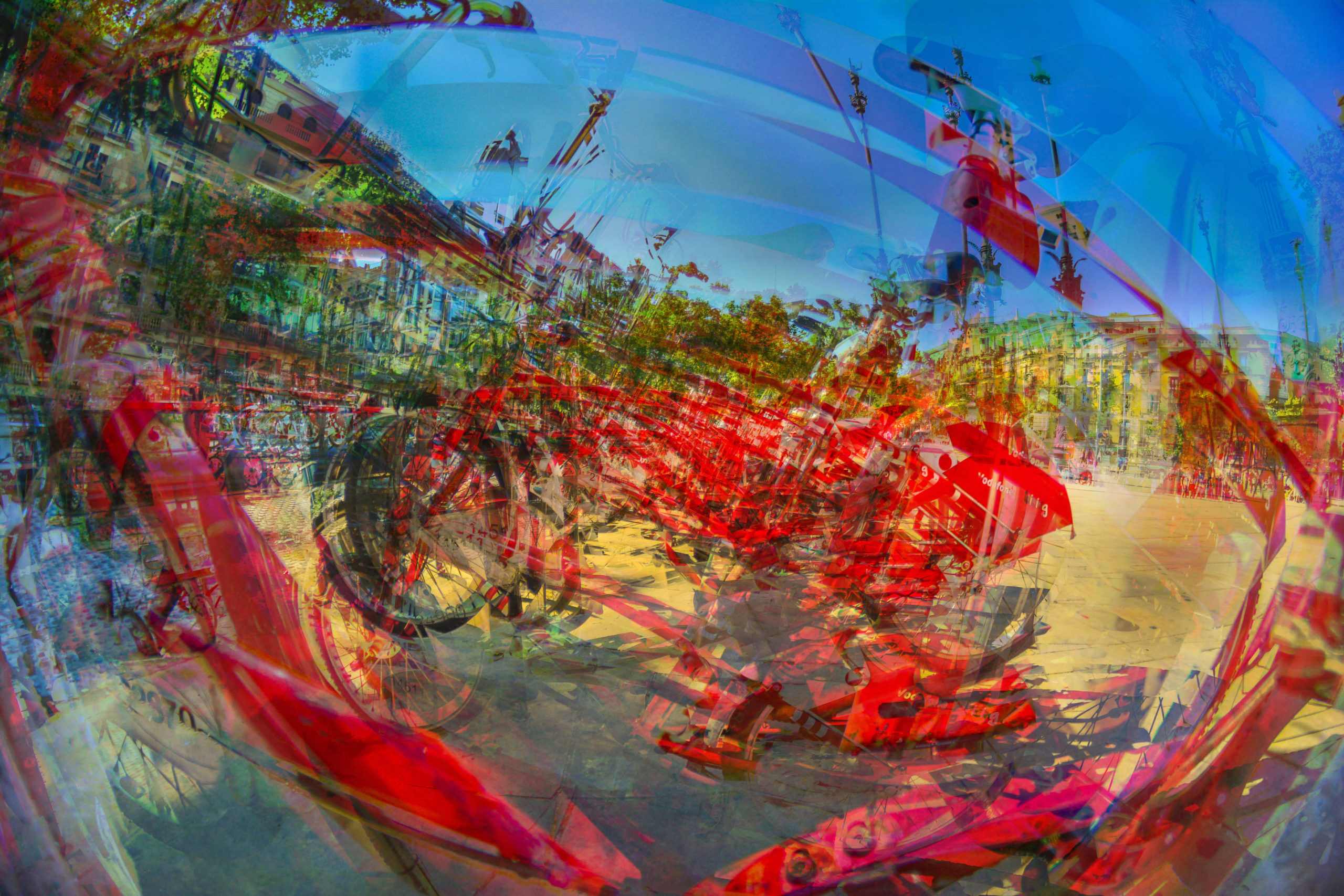 Déchet Numérique Digital Waste Impressionisme Velo à barcelonne Impressionisme Blog Voyage